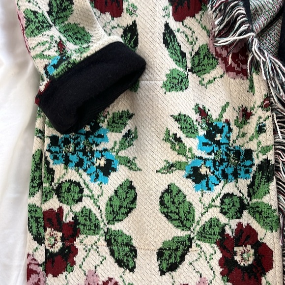 Anthropologie Aldo Martins Rose Pattern Cardigan - Picture 3 of 7